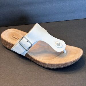 Hotter Comfort Concept Women's White Buckle Sandals